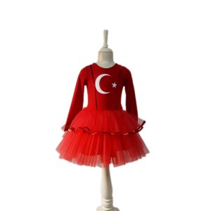 23 nisan kirmizi kiz cocuk kostumu