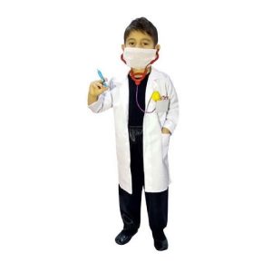 beyaz onluk doktor cocuk kostumu