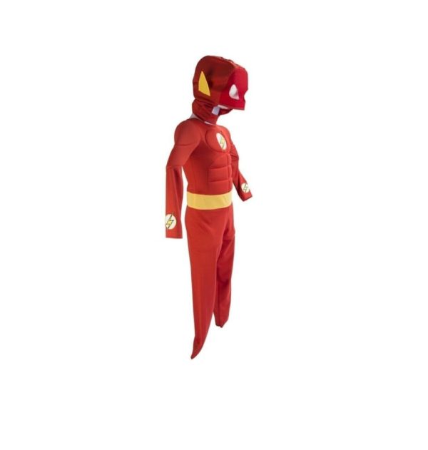 flash man maske hediyeli erkek cocuk kostumu