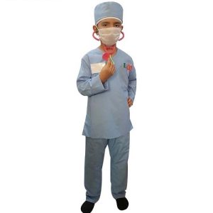 gri doktor cocuk kostumu
