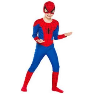 spiderman orumcek adam maskeli erkek cocuk kostumu