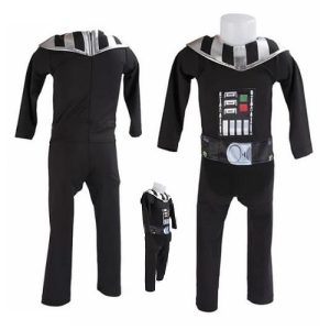 star wars pelerinli darth vader unisex cocuk kostumu