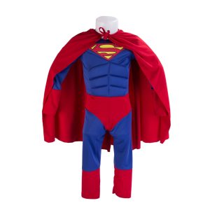 supermen kasli erkek cocuk kostumu